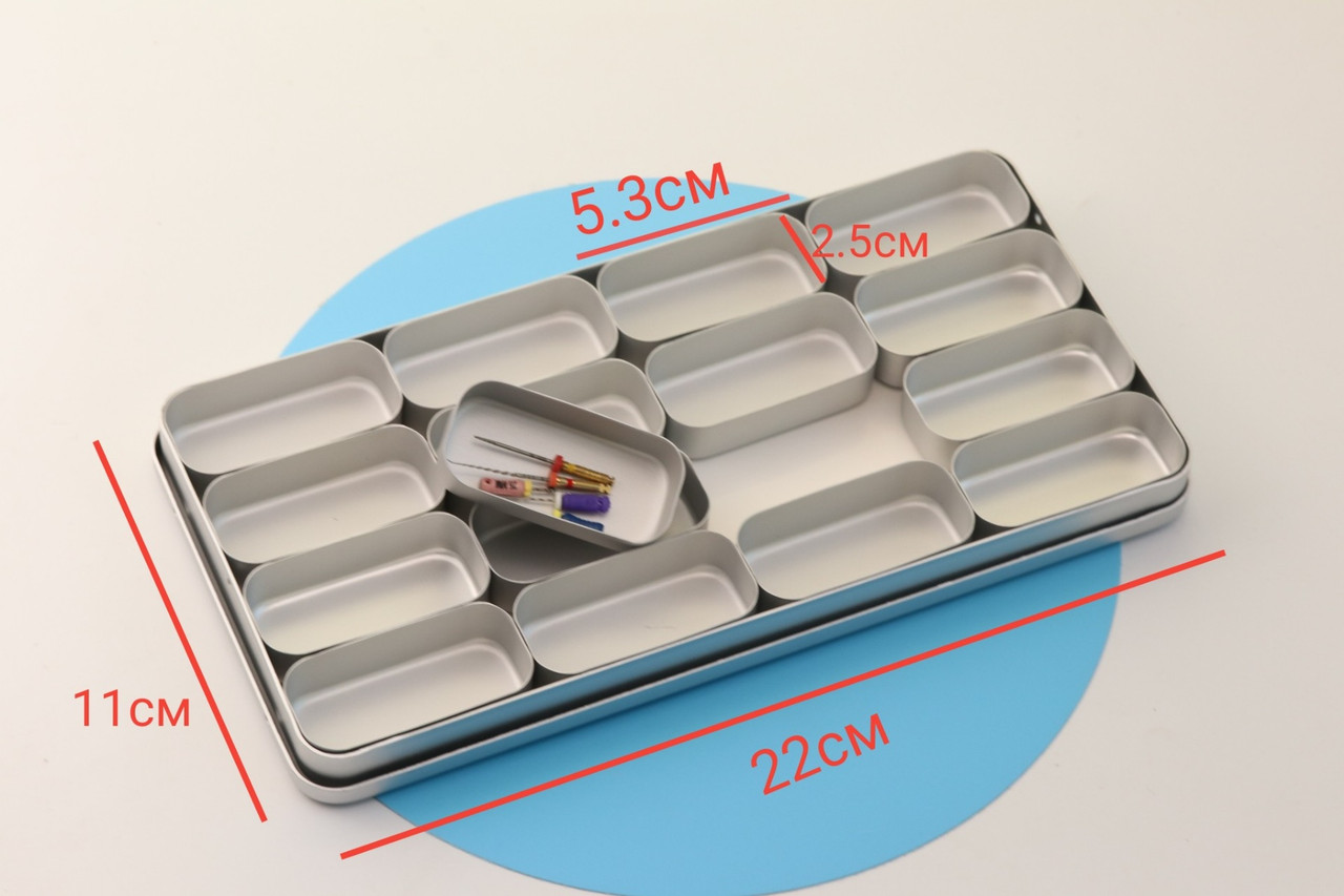 Ендодонтичний бокс для файлів (16 секцій), фото 1