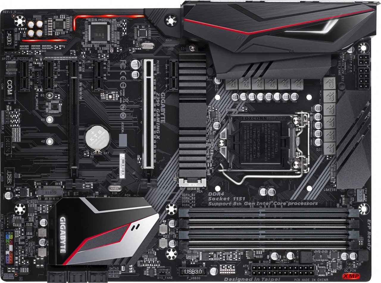 Материнська плата Gigabyte Z390 Gaming X (s1151, Intel Z390, PCI-Ex16)  OEM Bulk