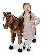 М'яка іграшка Велика плюшева кінь Melissa&Doug, фото 3