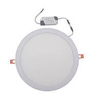 Светильник врезной LED Round Downlight 24W-220V-1700L-4000K Alum TNSy