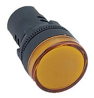 Лампа AD22DS d22mm желтая 12V AC/DC TNSy