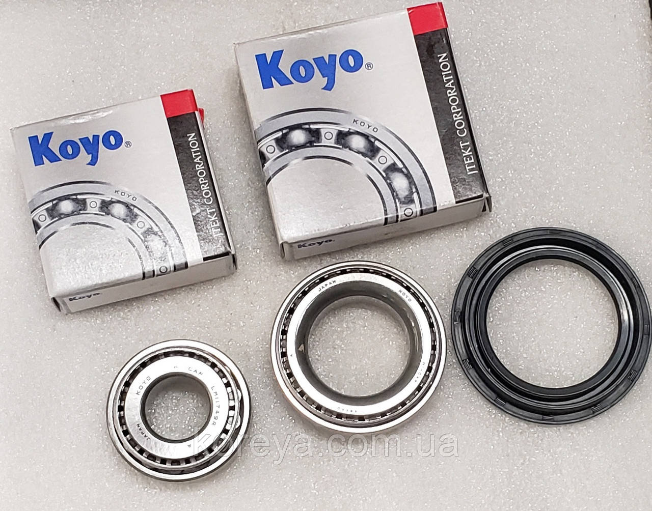 Підшипники задньої маточини Сенс, Ланос Нексія Каде KOYO 713 6102 30 (комплект), фото 1