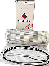 Нагрівальний мат Shtoller Ecotherm 180 Вт/м² під плитку, кварцвініл, ламінат+ механічний термостат, фото 3