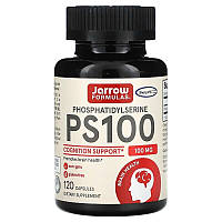 Фосфатидилсерин Jarrow Formulas "PS 100" поддержка памяти и мозга, 100 мг (120 капсул)