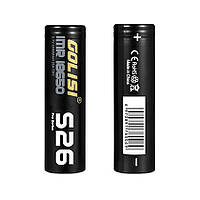 Golisi S26 IMR 18650 2600mAh 35A Flat Top Li-ion Rechargeable Battery