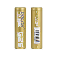 Golisi G25 IMR 18650 2500mAh 25A Flat Top Li-ion Rechargeable Battery