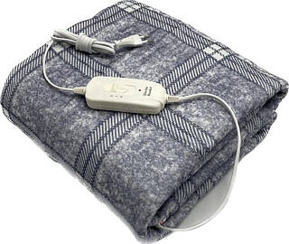 Електропростирадло Electric Blanket 150*120 у сіру клітинку простирадло з підігрівом термопростирадло