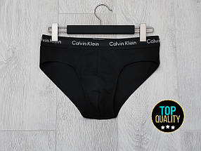 Набір чоловічих сліпів Calvin Klein з 5 штук в подарунковій коробці. Преміум якість, повномірна модель, фото 5