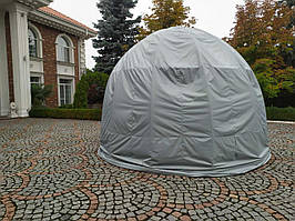Тент чохол на круглий квадратний фонтан