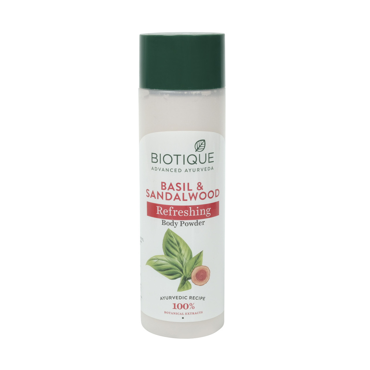 BIO BASIL&SANDAL TALK (150GM) BIOTIQUE , ТАЛЬК ДЛЯ ТІЛА БАЗИЛІК ТА САНДАЛ