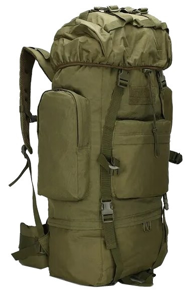 Тактичний Рюкзак 7trav Combat хакі на 65л