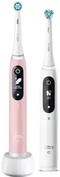 Електрична зубна щітка Oral-B iO Series 6 Duo White/Pink