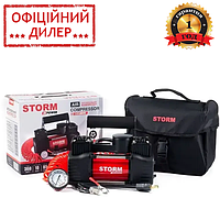 Автомобильный компрессор STORM Bi Power 20400 (85 л/мин, 2 цилиндровый, сумка) Компрессор для авто