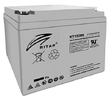 Акумуляторна батарея RITAR AGM RT12-28 12V 28Ah (166х178х125), фото 3