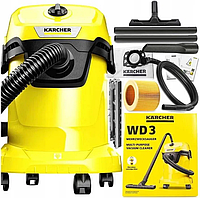 Пилосос сухого та вологого прибирання Karcher WD 3