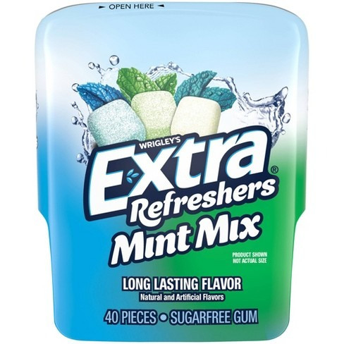 Жувальна гумка Wrigley's Extra Refreshers Mint Mix Gum 40 шт, фото 1