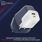 Адаптер живлення для телефона Promate Powerport-33 White, фото 2