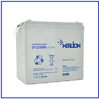 Акумуляторна батарея MERLION AGM GP12-55 12V 55Ah (229х138х211(216)