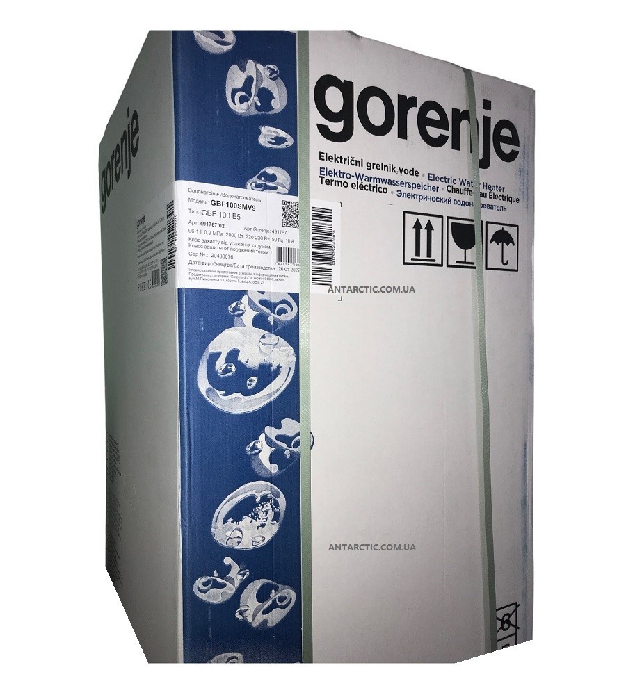 Бойлер Gorenje GBF 100 SMV9 - фото 10 - id-p1561547072