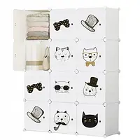 Шафа дитяча Timetrade Sigpol 111 x 147 x 37 см біла