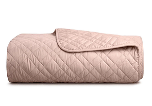 Бежеве покривало євро розміру 220х240 мікрофібра, якісне стьобане покривало ромб Бежевий