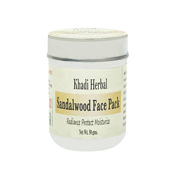 МАСКА SANDALWOOD FACE PACK 50GM. KHADI NATURAL САНДАЛОВА 50ГРМ. КХАДІ