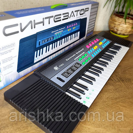 Синтезатор,піаніно дитяче LimoToy з мікрофоном, фото 1