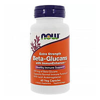 Бета глюкан (Beta-1.3/1.6-D-Glucan) 250 мг 60 капсул NOW-03033