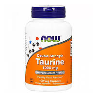 Таурин подвійної сили (Double Strength Taurine) 1000 мг 100 капсул NOW-00142