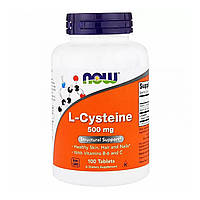 L-Цистеин (L-Cysteine) 500 мг 100 таблеток NOW-00077