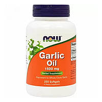 Олія часникова (Garlic Oil) 1500 мг 250 капсул NOW-01792