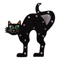 Украшение декоративное YES! Fun Хэллоуин "Черный Кот", 30 см, LED (973694)