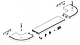 Карниз подвійний Білий Посилений вартість за комплект зі стрічкою 50 мм повороти КСМ, фото 2