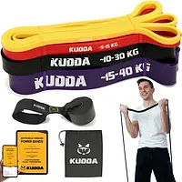 КОМПЛЕКТ З 4 РЕМЕНІВ СИЛОВОГО РЕМЕНЮ ДЛЯ ВПРАВИ POWER BAND KUDDA