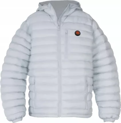 Чоловіча куртка Glovii з підігрівом L Світло-сіра, фото 1