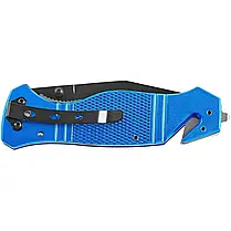 Складаний армійський ніж Skif Plus Lifesaver, колір – Синій, нержавіюча сталь, складаний ніж для військових, фото 6