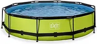 Басейн стійка з насосом Exit Lime 360х76см