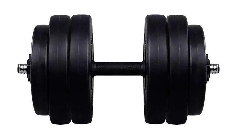 Гантель 13 кг ( розбірна набірна 1 на 13 кг композитна  зі змінними дисками для будинку )