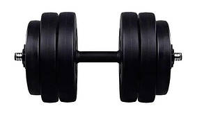 Гантель 13 кг ( розбірна набірна 1 на 13 кг композитна  зі змінними дисками для будинку )