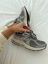 Жіночі Кросівки New Balance 2002R Grey / Нью Беланс 2002Р Сірі, фото 3
