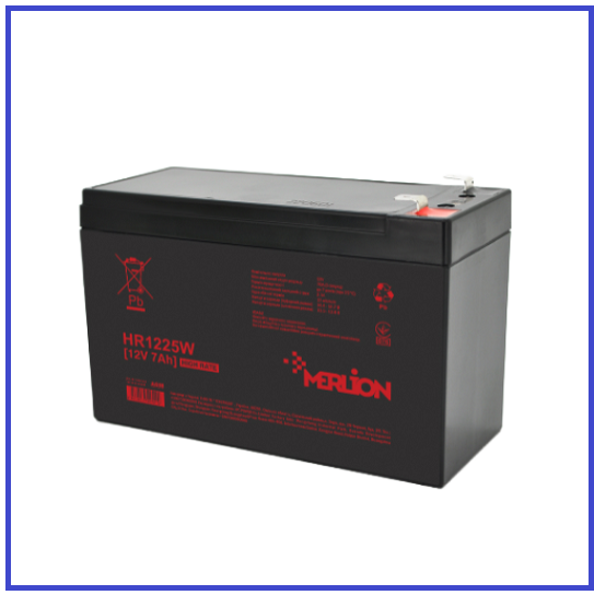 Акумуляторна батарея MERLION HR1225W 12V 7Ah (151х65х94(100)