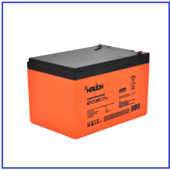 Акумуляторна батарея MERLION AGM GP12120F2 PREMIUM 12V 12Ah (150х98х95(100)