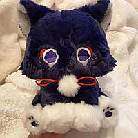Іграшка Скарамучча, М'яка іграшка Скарамяу, Genshin impact м'які іграшки, аніме Scaramouche Cat 22 см