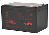 Акумуляторна батарея MERLION HR1250W 12V 13Ah (152х99х95(100), фото 2