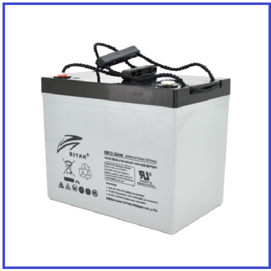 Акумуляторна батарея RITAR AGM HR12-280W 12V 75Ah (260х169х211(216)