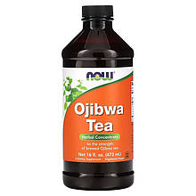 Рідкий екстракт чаю оджибве NOW Foods "Liquid Ojibwa Tea" трав'яний концентрат (473 мл)