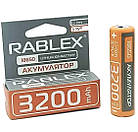 Акумуляторна Li-ion батарейка 18650 3200 RABLEX 3.7V для ліхтарів, павербанків, фото 5