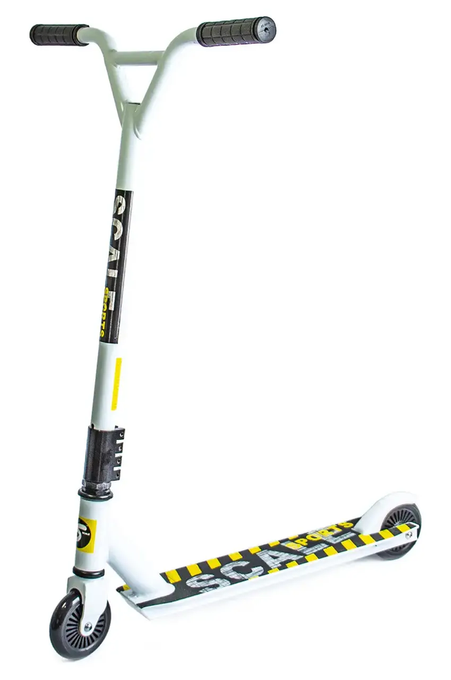 Трюковий самокат Tornado Scale Sports. Підшипники ABEC-7. Білий колір Трюковий самокат Tornado Scale Sports. Підшипники ABEC-7. Білий колір