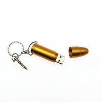 Флешка брелок - пуля 32Гб с креплением под связку ключей