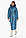 Жіноча аквамаринова куртка з опушкою модель 59485, фото 9